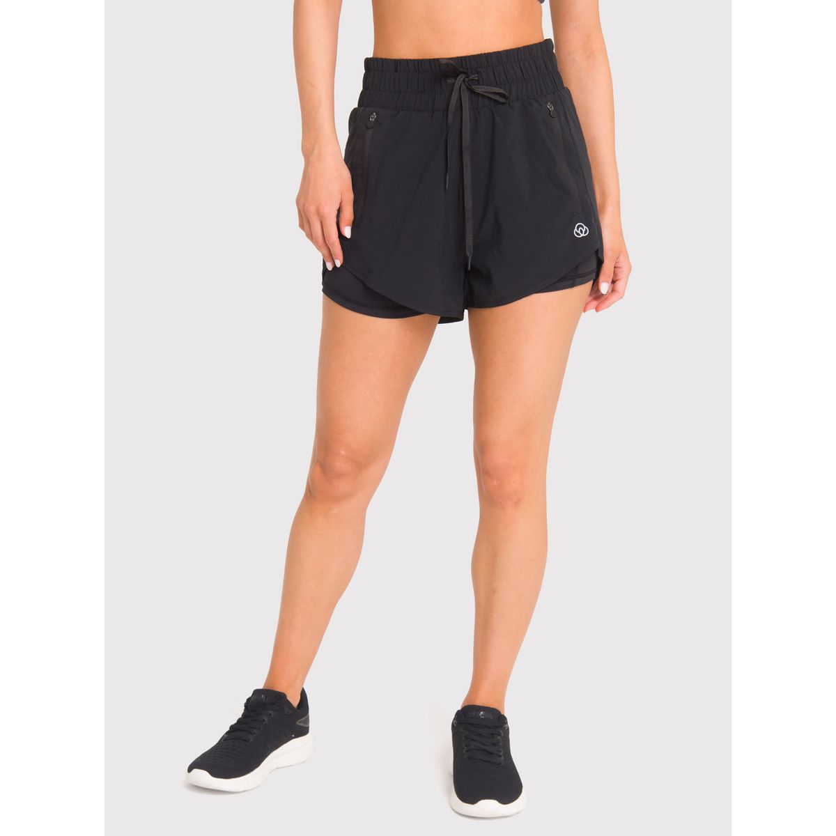 BSOUL - Short deportivo Mujer W/Inn Leg Zoe Negro BSOUL