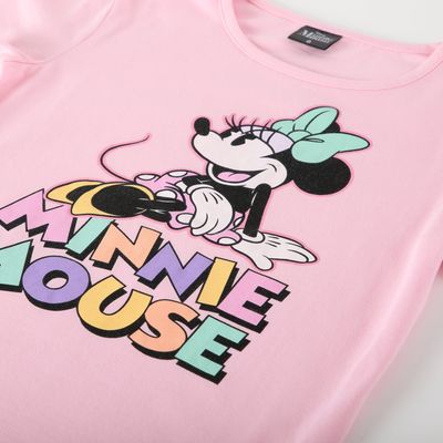 Imagen 2 del producto Polera Manga Corta Niña Minnie Rosado