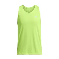 UNDER ARMOUR - Polera sin mangas Launch para hombre Verde