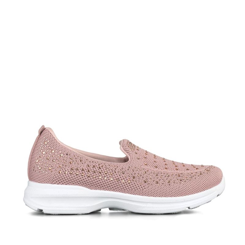 WEIDE - Zapatilla casual Mujer Slip On Con Pedrería Weide TFA203