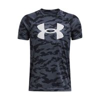 Polera manga corta UA Tech niño Gris