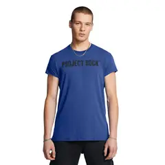 UNDER ARMOUR - Polera manga corta Prjct Rock hombre Azul