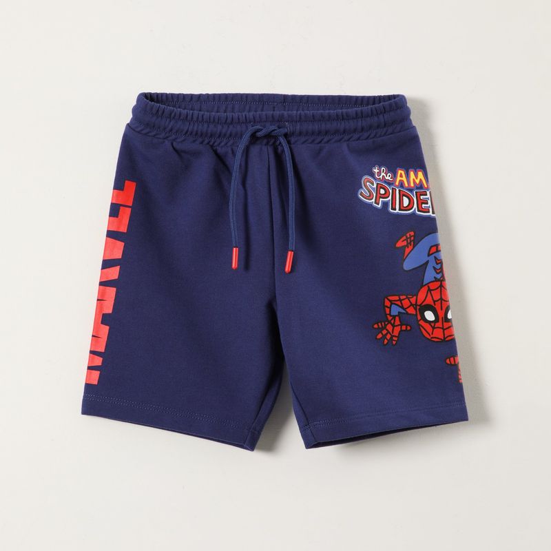 MARVEL - Short Niño Spiderman Azul Marvel
