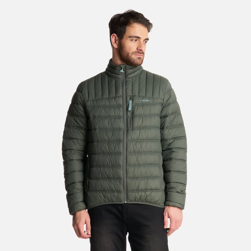 HAKA HONU - Chaqueta Hombre Ultraliviana Verde Militar Haka Honu