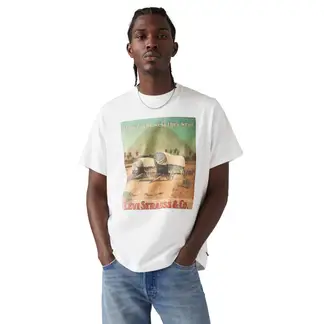 LEVIS - Polera Hombre Ss Relaxed Fit Tee Blanco
