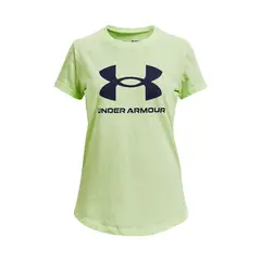 UNDER ARMOUR - Polera manga corta UA para niña Verde