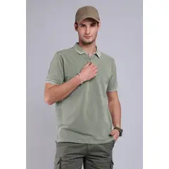 SOVIET - Polera Pique Stone Wash