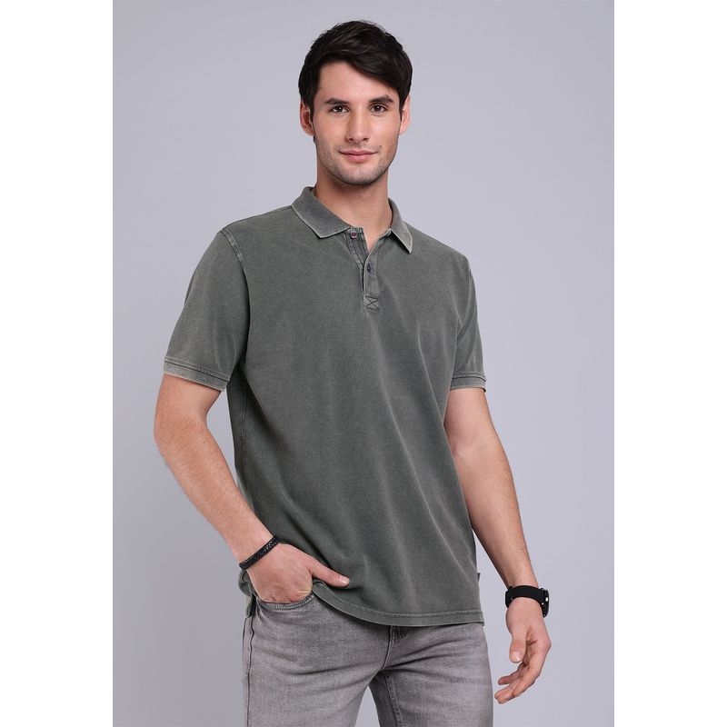 SOVIET - Polera Pique Stone Wash Soviet SOVIET