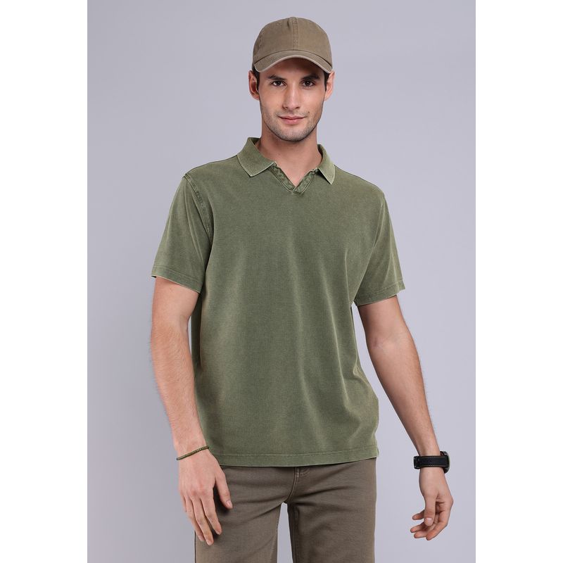 SOVIET - Polera Pique Stone Wash Soviet SOVIET