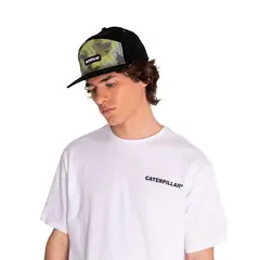 CAT - Jockey Verde 7 Panel QuilteHat Hombre