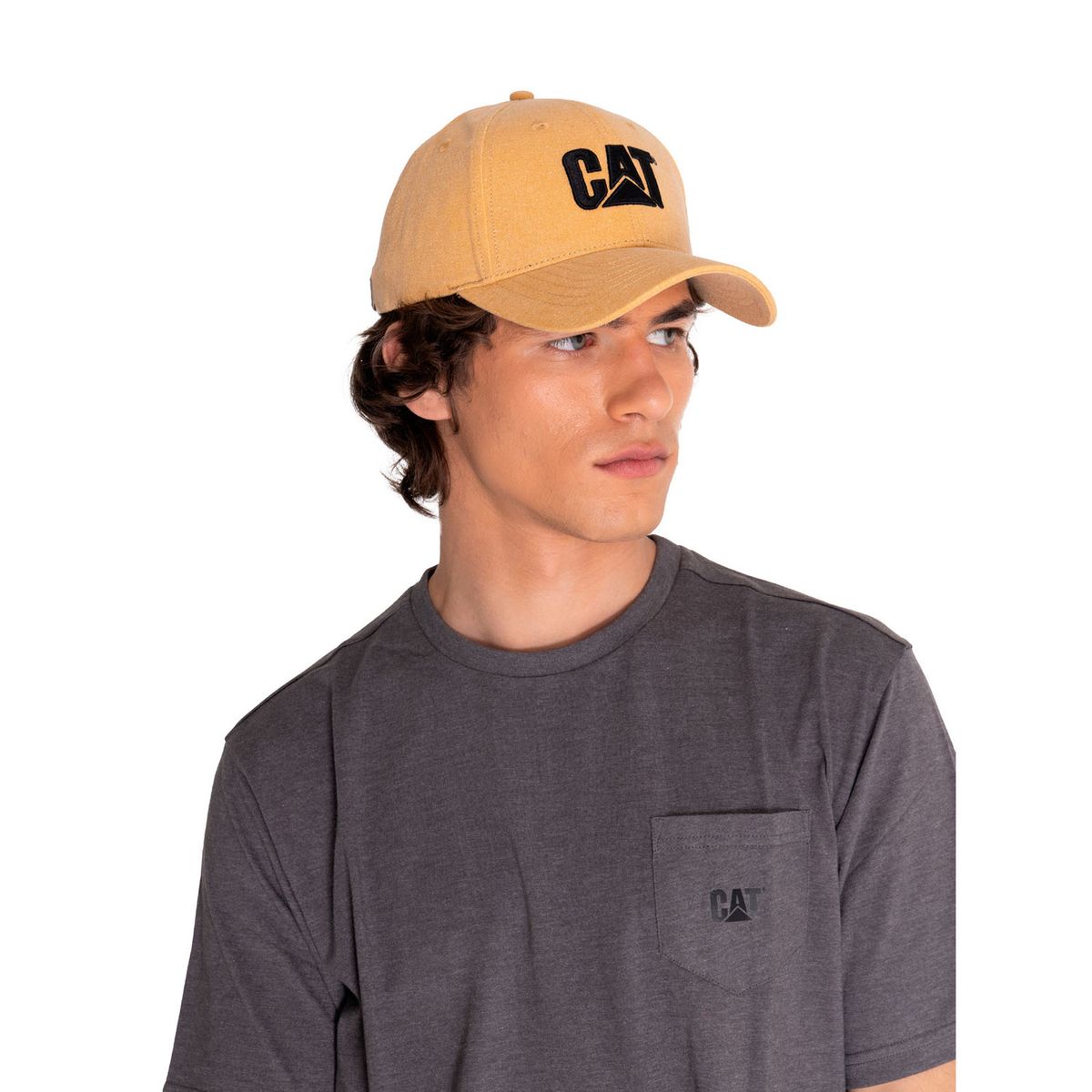 CAT - Jockey Amarillo Pigment DyeCat Log Hombre CAT