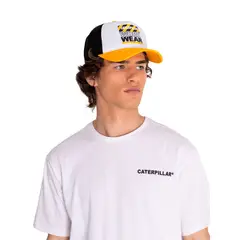 CAT - Jockey Blanco Foam Trucker Hombre