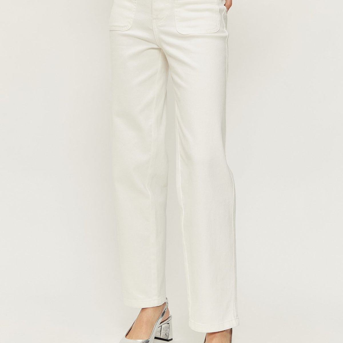 ASH - Jeans Straight Blanco Mujer Ash