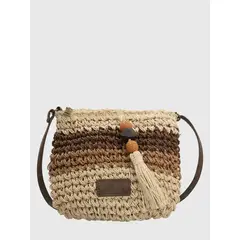 AZALEIA - Cartera Sea Cross Beige Mujer