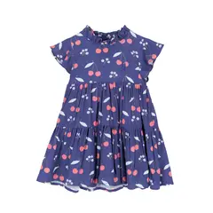 HUSH PUPPIES - Vestido Niña Cereza Azul