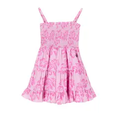 HUSH PUPPIES - Vestido Niña Butterfly Rosado