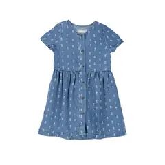 HUSH PUPPIES - Vestido Niña Tulipan Celeste