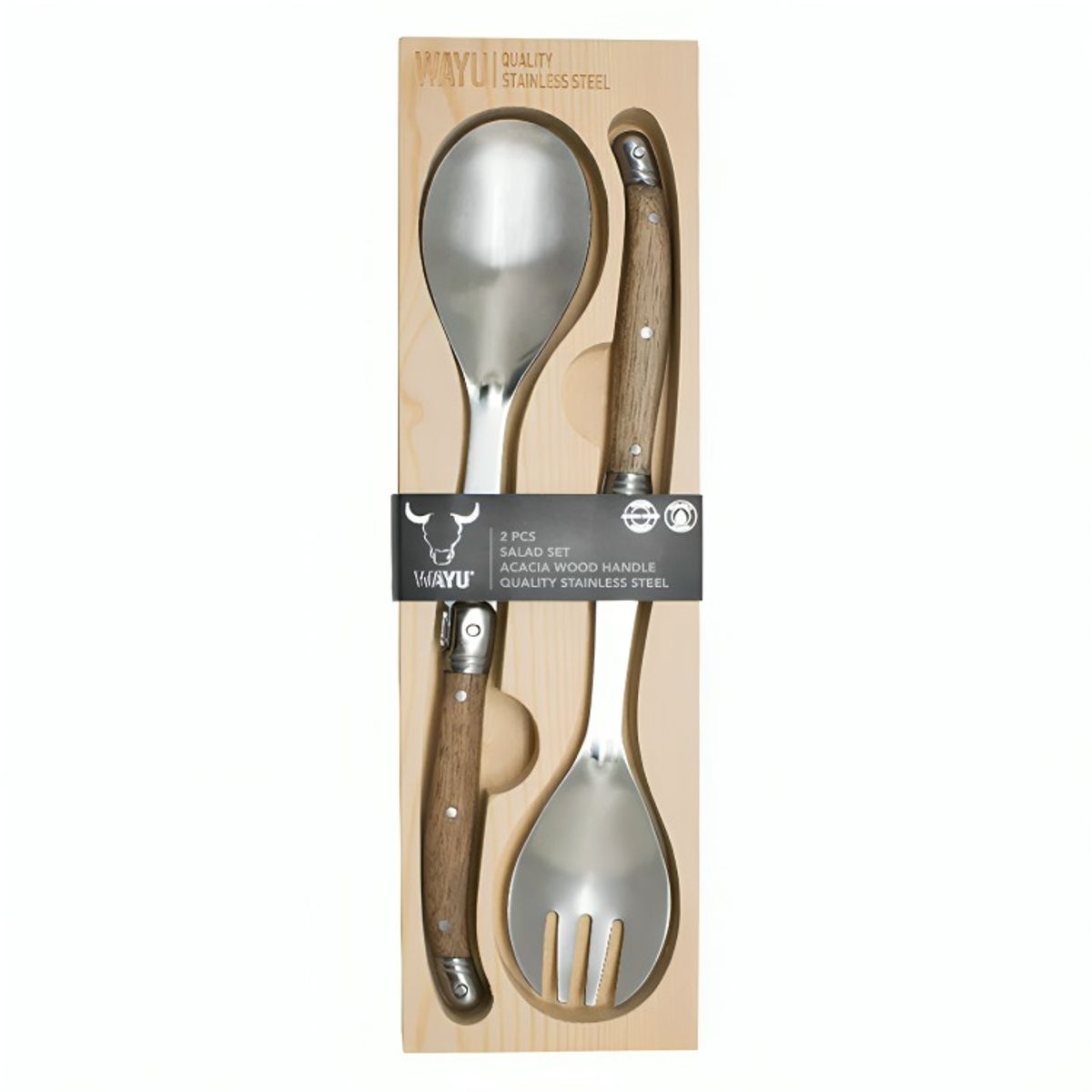 WAYU - SET CUCHARAS ENSALADAS 2 PCS WAYU
