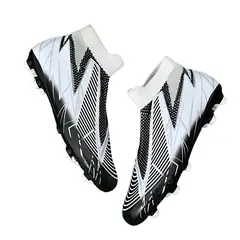 BLWOENS - Zapatilla de fútbol AG para hombres mujers Zapatos - Negro