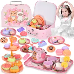 GENERICO - Juguete De Cocinas Para Niñas Tarde De Té Comidita Postre