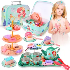 GENERICO - Juguete De Cocinas Para Niñas Tarde De Té Comidita Postre