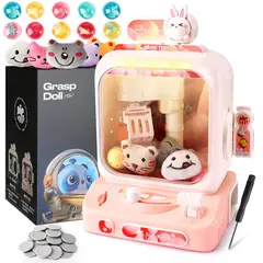 LUKOVEE - Máquina De Garras Con Peluches Y Gashapon Para Niños