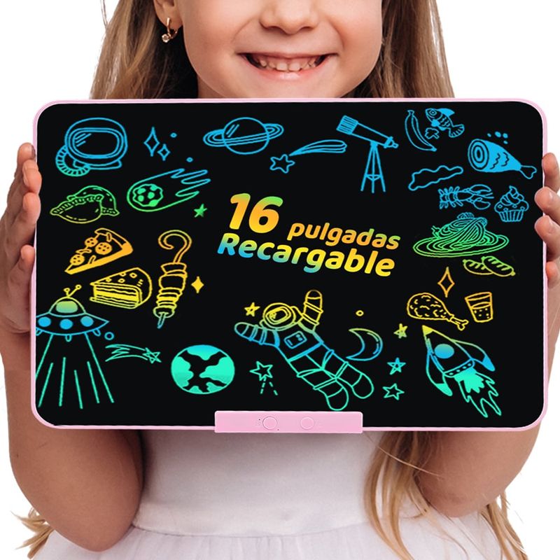 GENERICO - Pizarra Mágica Tablet Dibujo Lcd 16 Recargable Juguete Niños