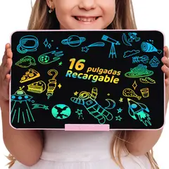GENERICO - Pizarra Mágica Tablet Dibujo Lcd 16 Recargable Juguete Niños