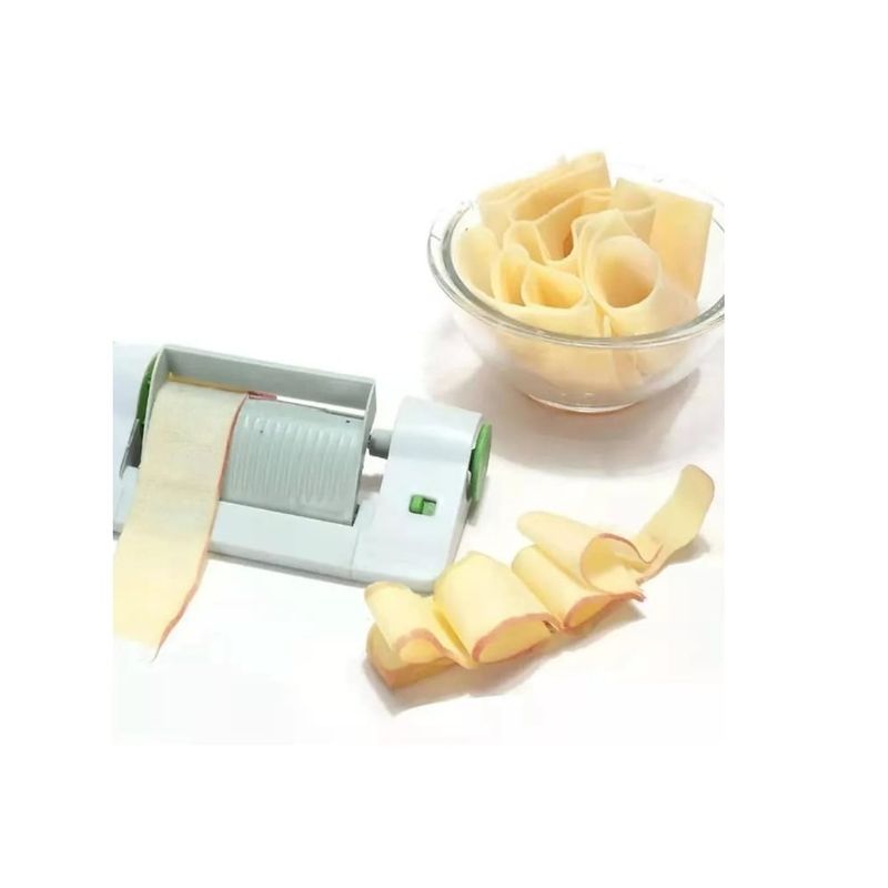 GENERICO - Cortador Manual Seguridad Pelador Verduras Frutas De Cocina Blanco