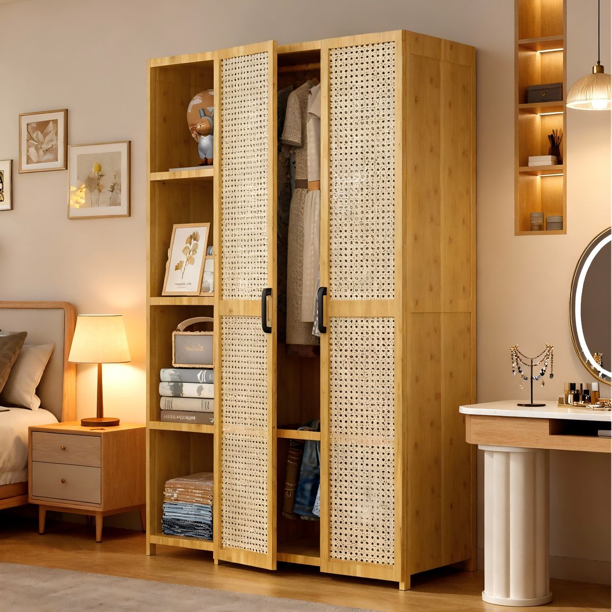 AIZO - AIZO Armario Moderno Ropero Armable para Dormitorio