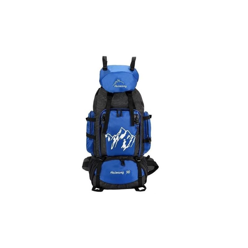 GENERICO - Mochila 90 Litros Camping Outdoor Trekking MiX Colores