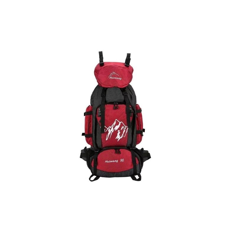 GENERICO - Mochila 90 Litros Camping Outdoor Trekking MiX Colores