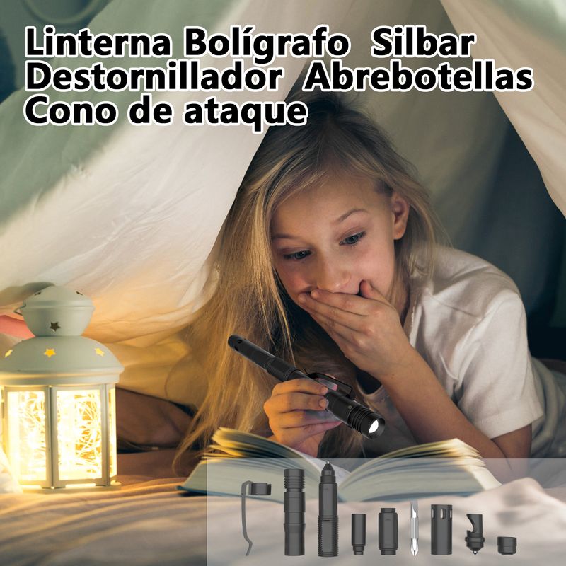 AIZO - Bolígrafo De Emergencia Multifuncional Para Exteriores