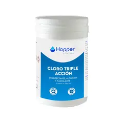 GENERICO - Cloro Triple Acción Pote 1kg En Tabletas -