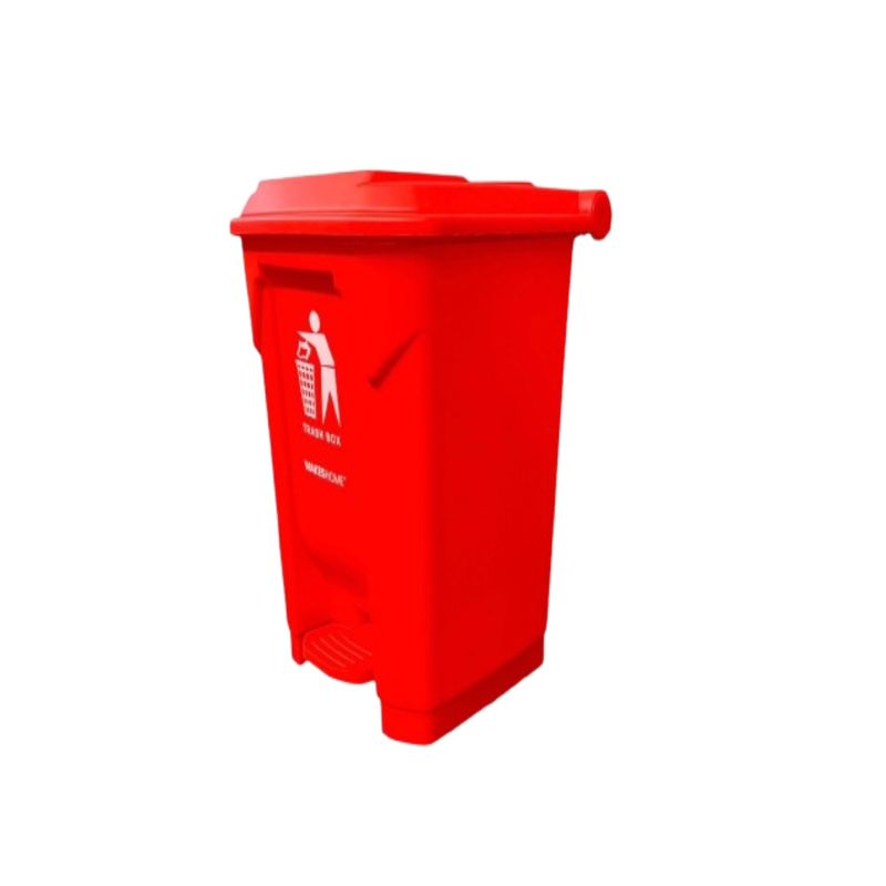 GENERICO - Basurero Contenedor con Tapa y Pedal 30L Exterior B2