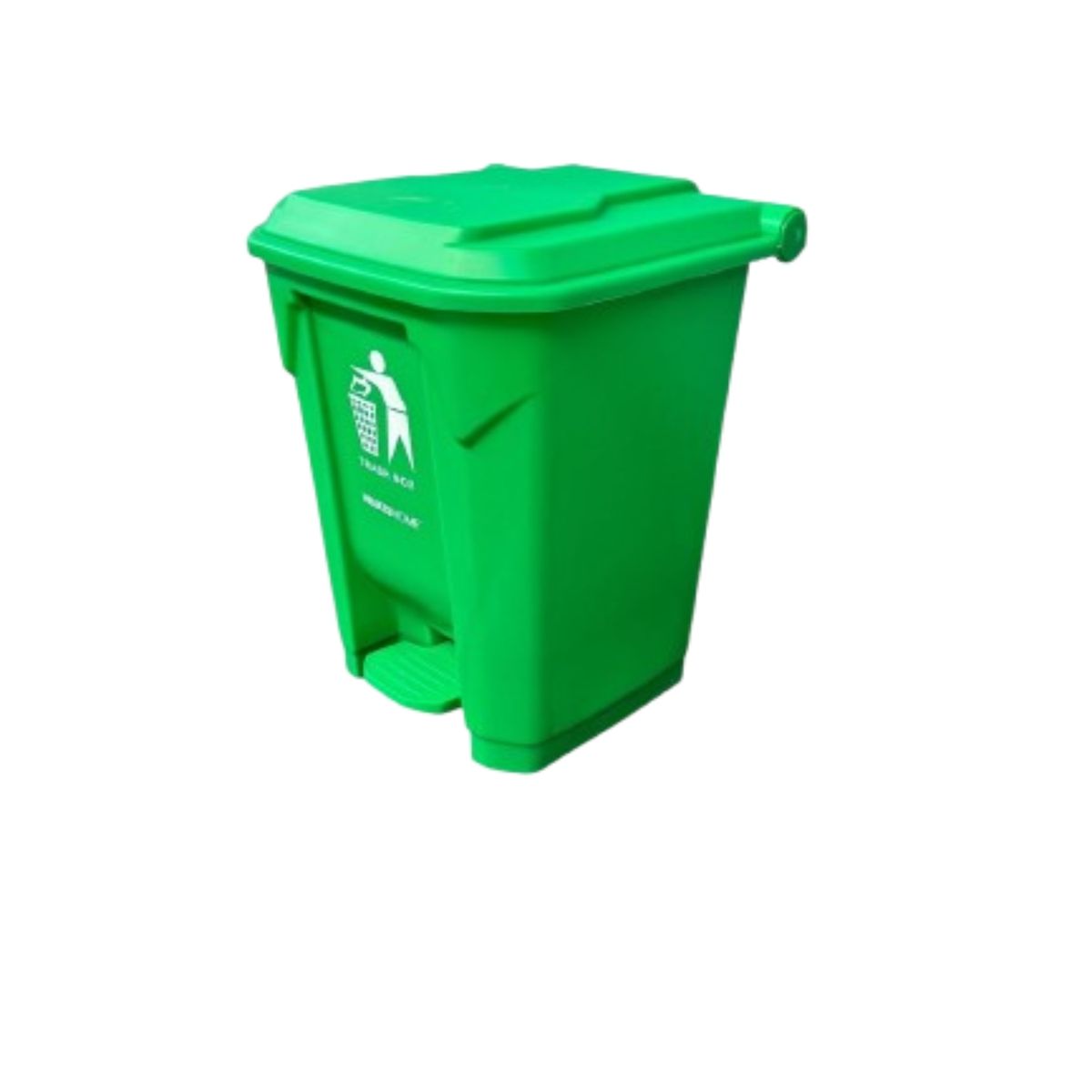 GENERICO - Basurero Contenedor con Tapa y Pedal 30L Exterior B4