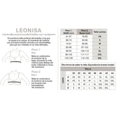 LEONISA - Sostén sin arco con buen cubrimiento en escote Invisible Brastop 091080 Rosa Claro