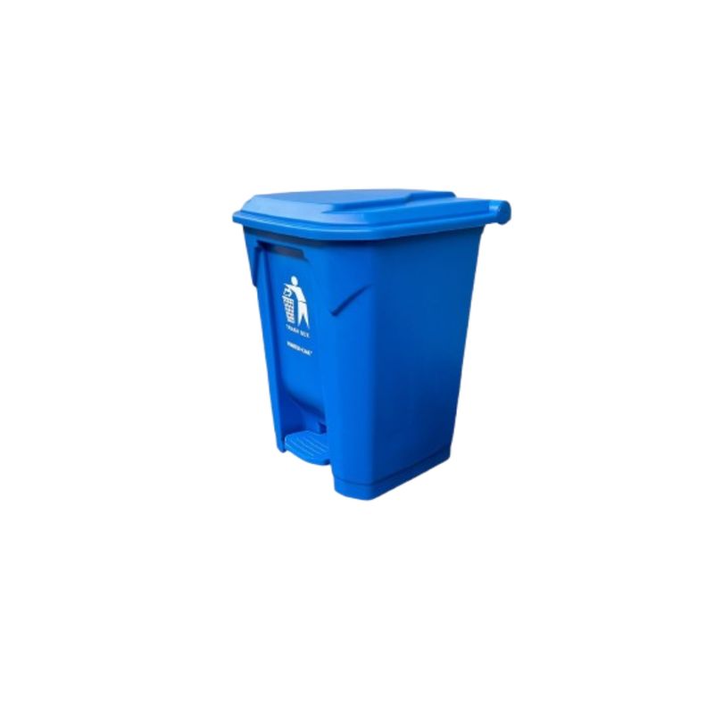 GENERICO - Basurero Contenedor con Tapa y Pedal 50L Exterior C3