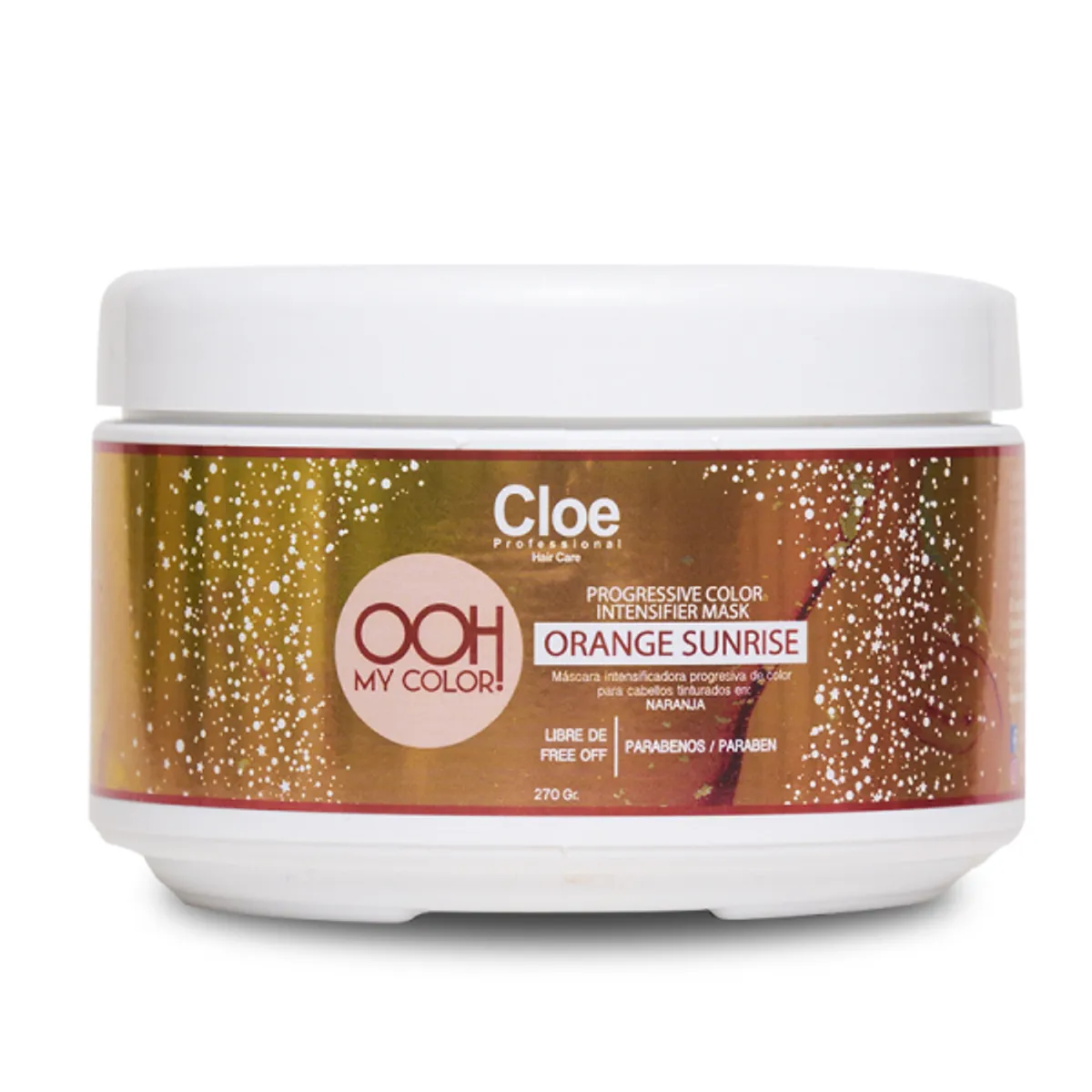 CLOE - Mascara intensificadora de color Orange Sunrise para cabellos naranja