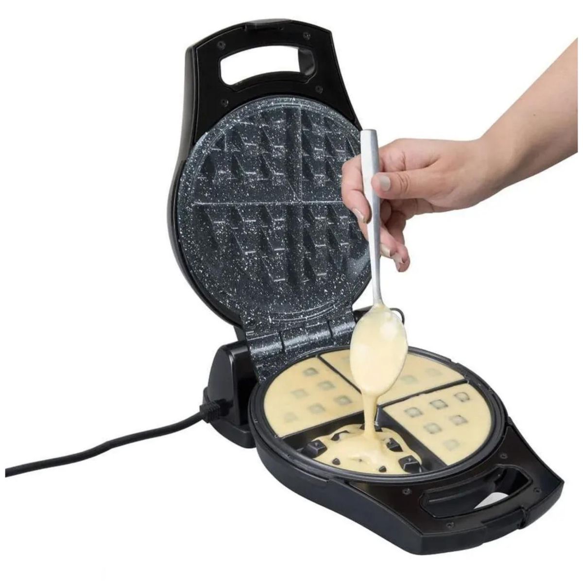 BLANIK - Waflera 800W Waffle Maker Negro BWM032 Blanik