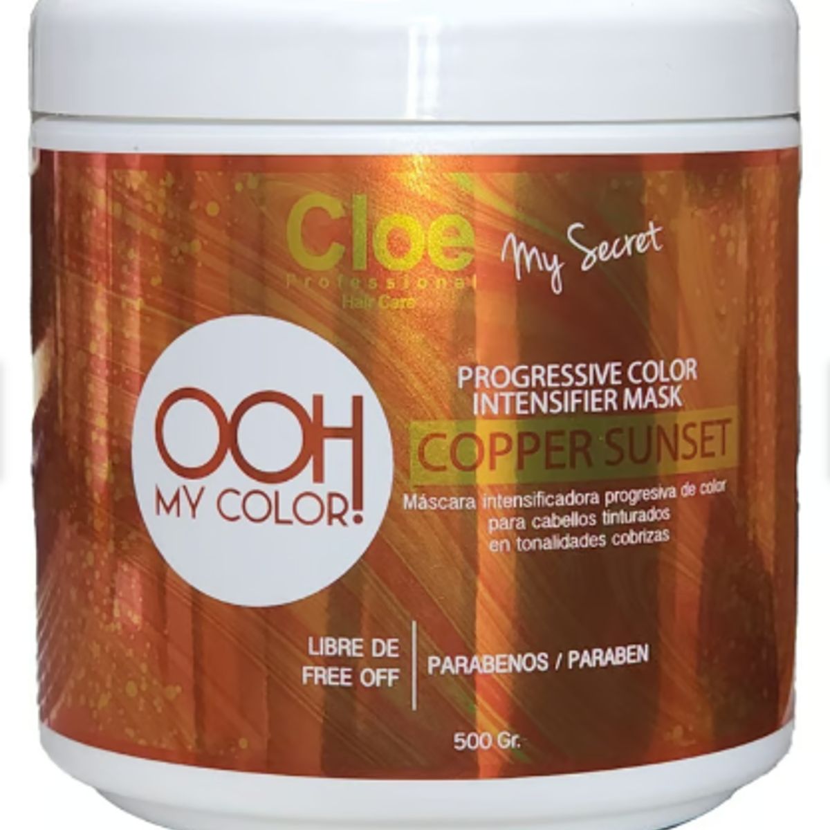 CLOE - Mascara intensificadora de color copper sunset para cabellos cobrizos