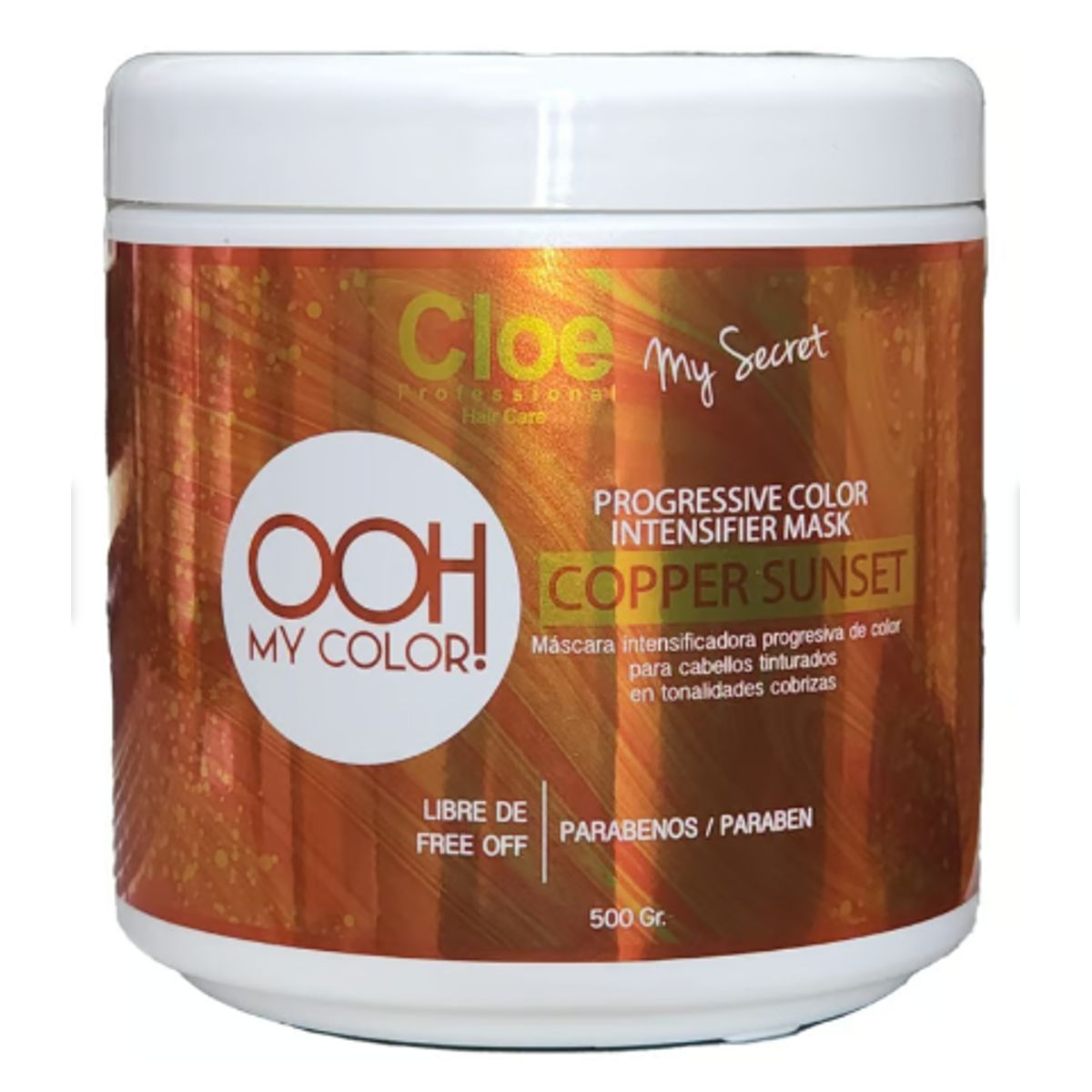 CLOE - Mascara intensificadora de color copper sunset para cabellos cobrizos