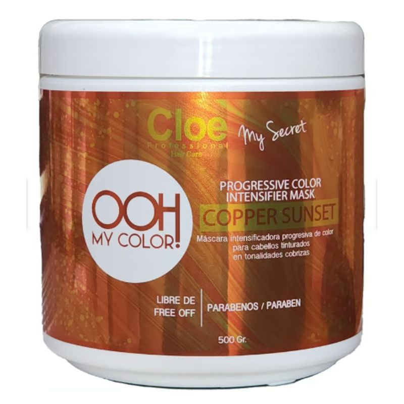 CLOE - Mascara intensificadora de color copper sunset para cabellos cobrizos.-