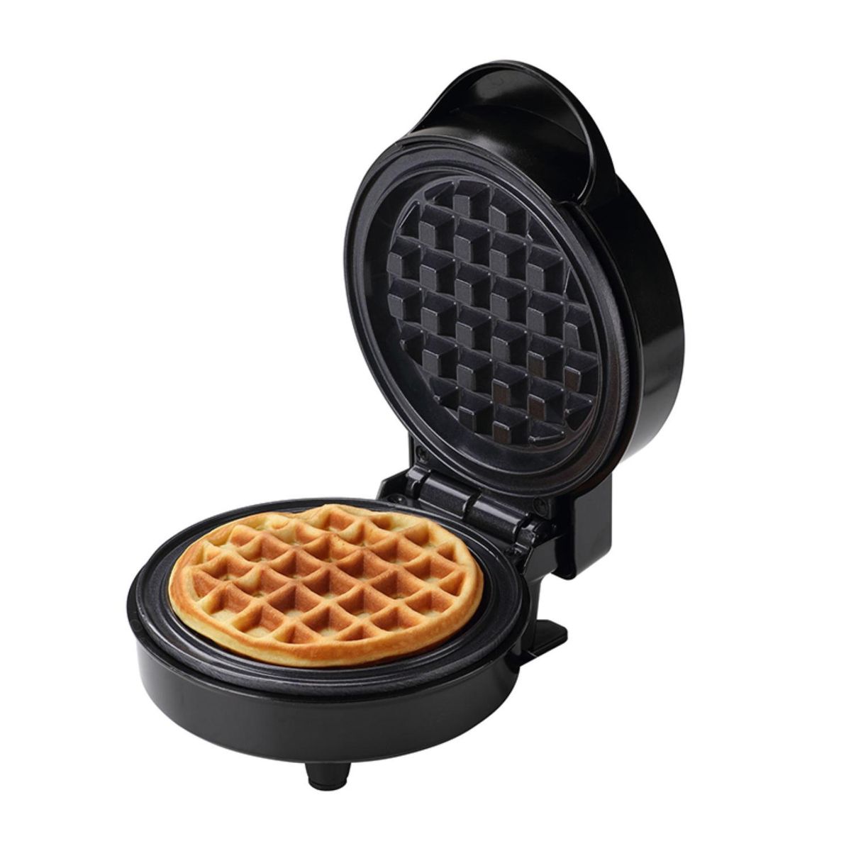 BLANIK - Maquina Mini Waffle Individual 600W Negro BMW079 Blanik