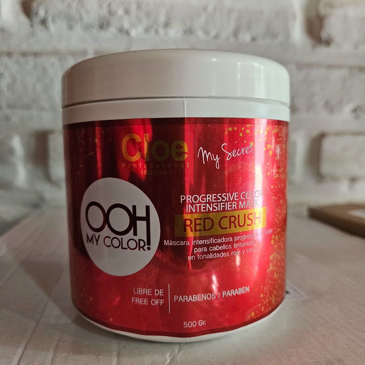 CLOE - Mascara intensificadora color RED CRUSH para cabellos rojos y ciruela