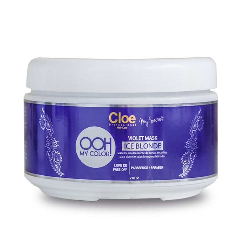 CLOE - Mascara intensificadora color ICE BLONDE para cabellos Rubios