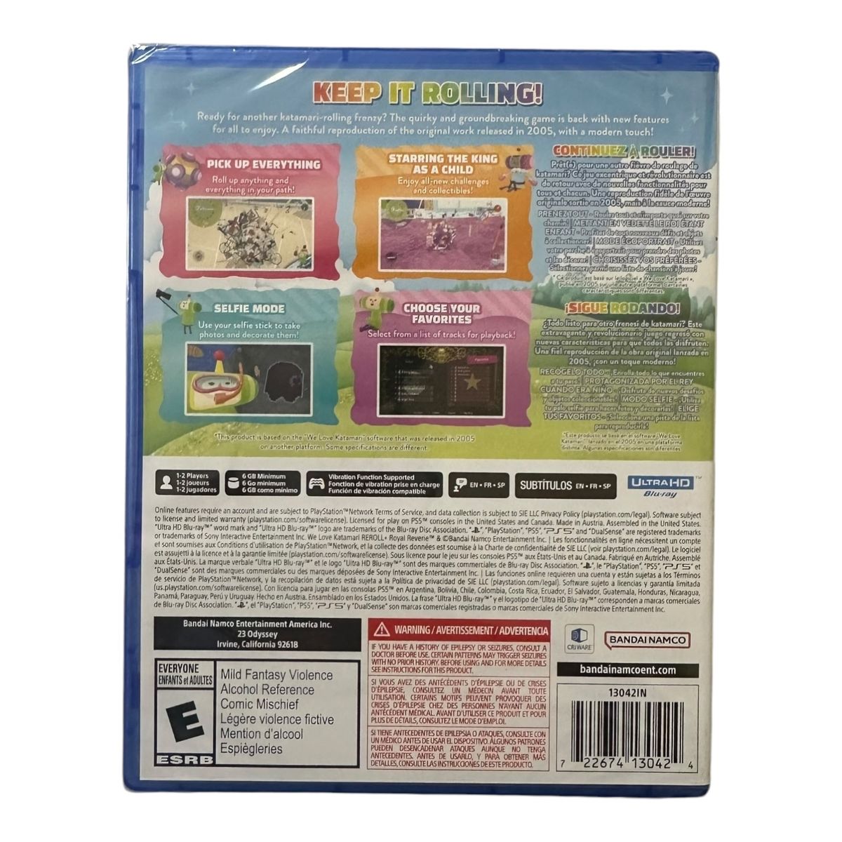 BANDAI NAMCO - We Love Katamari Reroll + Royal Reverie Playstation 5 Físico