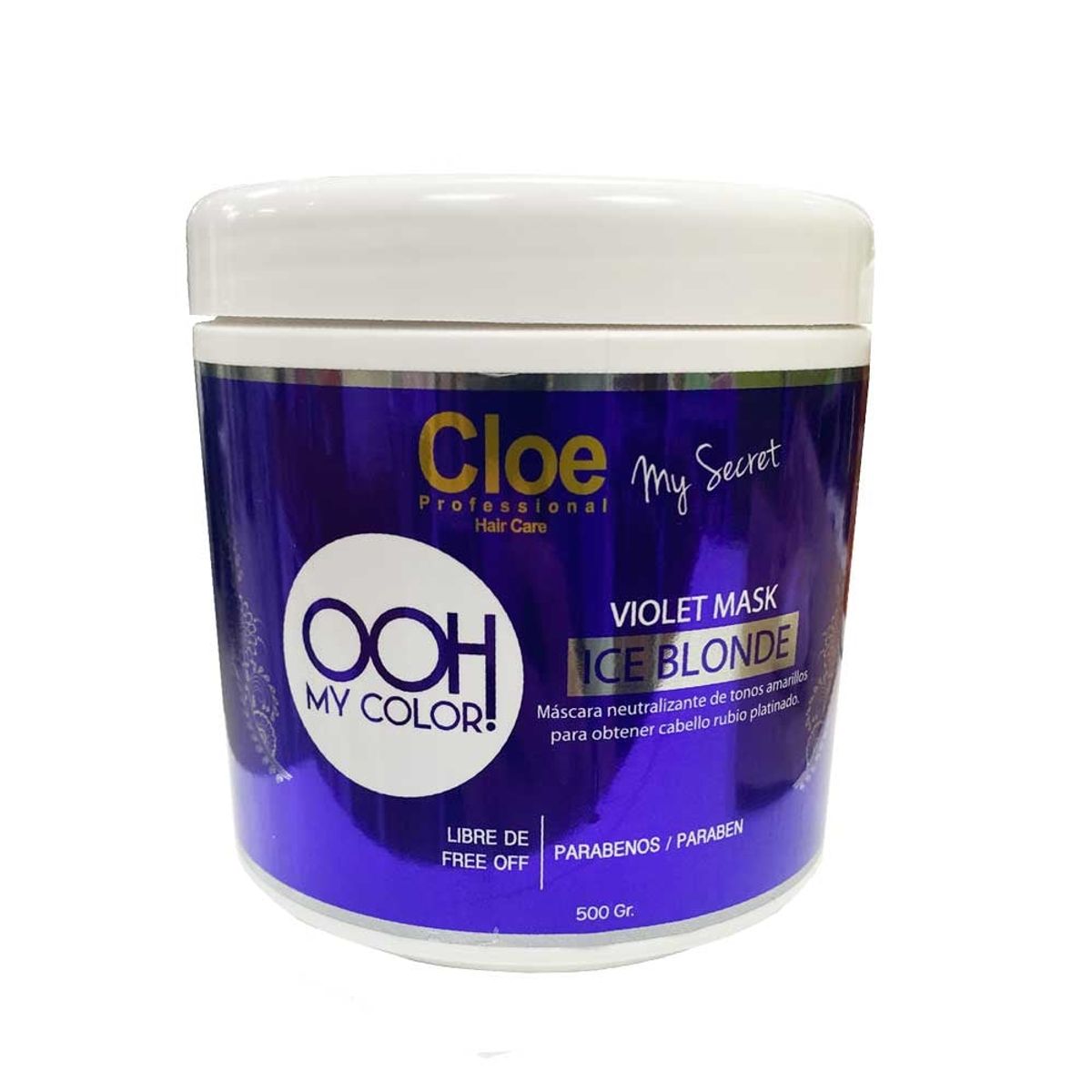 CLOE - Mascara intensificadora color ICE BLONDE para cabellos Rubios