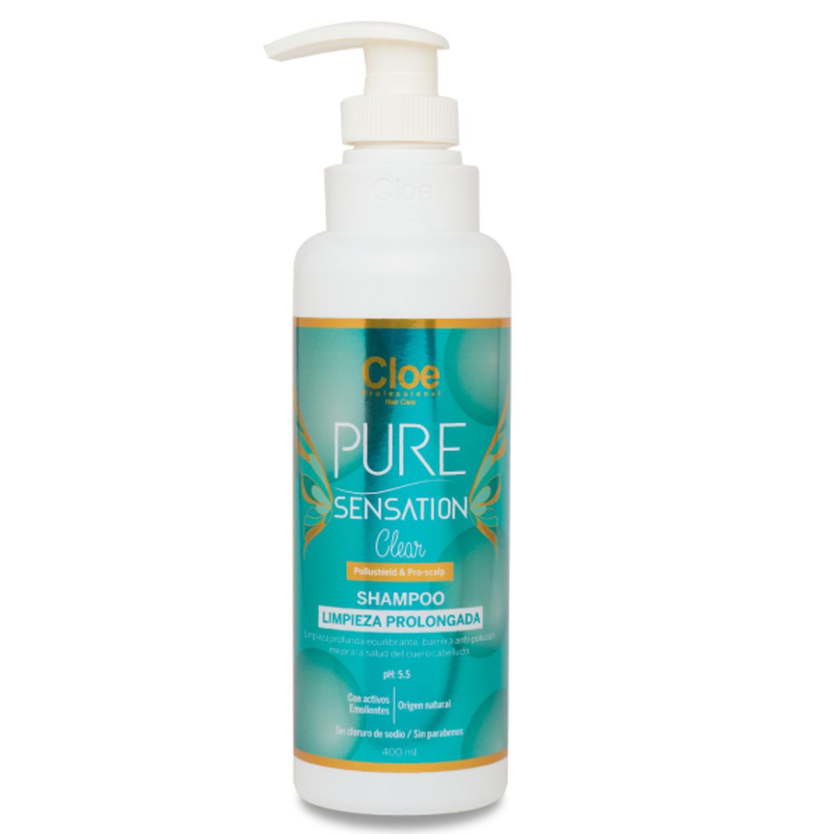CLOE - Shampoo profesional Pure Clear cloe ph 5.5 limpieza prolongada