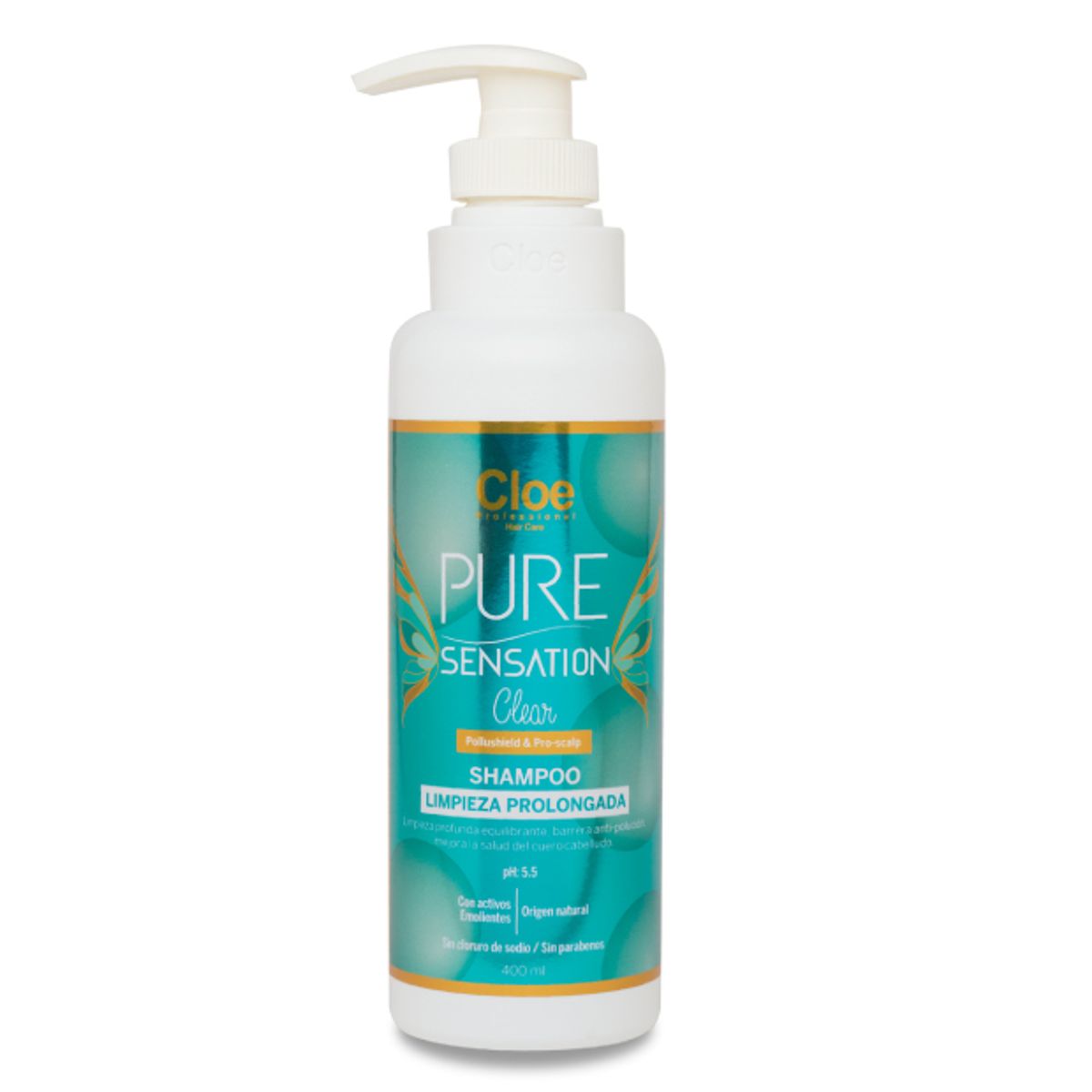 CLOE - Shampoo profesional Pure Clear cloe ph 5.5 limpieza prolongada